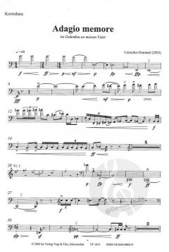 Adagio memore von Cornelius Hummel 