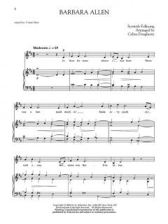 Folksongs And Chanties Low Voice & Piano von Celius Dougherty 