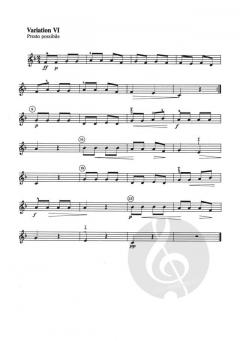 Variationen F-Dur (über eine Courante von Michael Prätorius) von Joachim Krause 