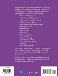 The Private Voice Studio Handbook (Joan Frey Boytim) 