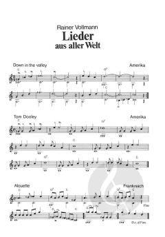 Lieder aus aller Welt von Rainer Vollmann 