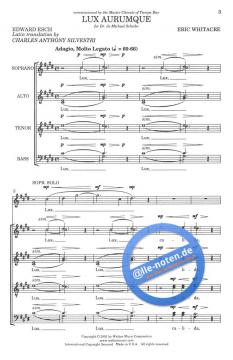 Lux Aurumque (Eric Whitacre) 