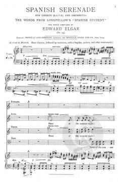 3 Choral Settings von Edward Elgar 