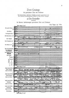 Der Einsiedler und Hebbel-'Requiem' op. 144 a & b von Max Reger 