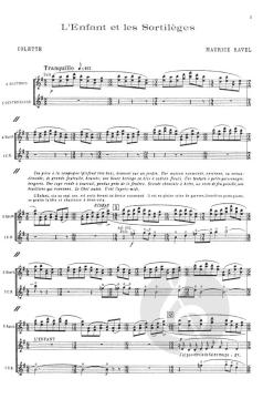 Enfant et les sortileges (Maurice Ravel) 