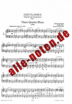 Jazz Classics for Piano Solo Band 1 von George Gershwin 