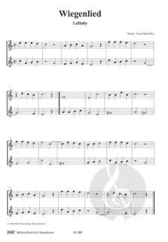 100 Leichte Duette für 2 Saxophone von Franz Kanefzky 