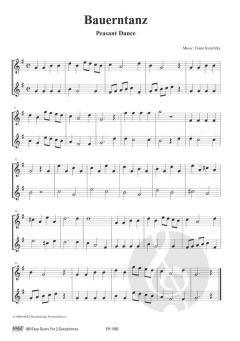 100 Leichte Duette für 2 Saxophone von Franz Kanefzky 