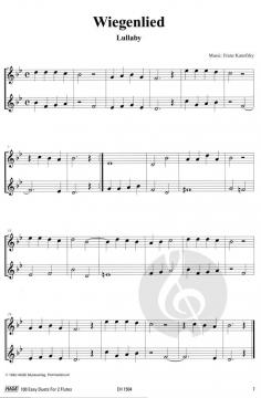 100 Leichte Duette für 2 Querflöten von Franz Kanefzky im Alle Noten Shop kaufen