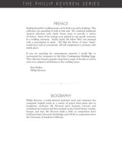 Classic Wedding Songs For Piano Solo von Phillip Keveren 
