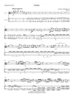 Sonate op. 17 F-Dur für Viola und Klavier von Ludwig van Beethoven im Alle Noten Shop kaufen