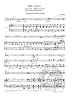 That's Klezmer von Peter Przystaniak 