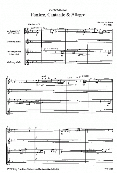 Fanfare, Cantabile & Allegro von Darren Fellows 