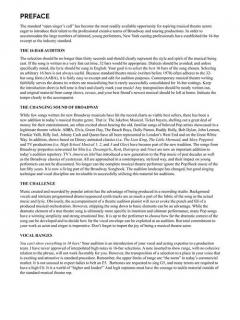 The 16-Bar Pop/Rock Audition 