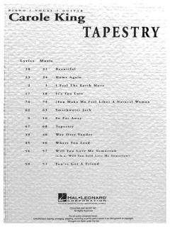 Tapestry von Carole King 