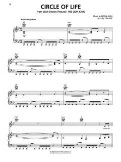 Piano Play-Along Vol. 92: Disney Favorites von Elton John 