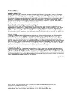 Music for Organ von Samuel Barber 