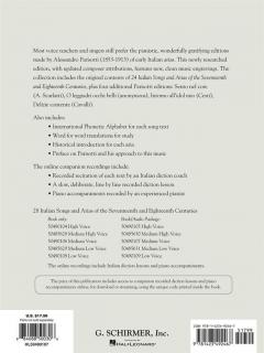28 Italian Songs & Arias Of The 17th & 18th Centuries 