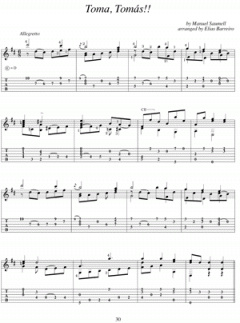 Classic Guitar Solos On The Contradanzas Habaneras von Elias Barreiro 
