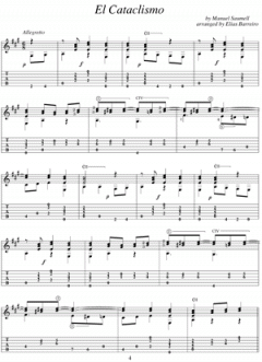 Classic Guitar Solos On The Contradanzas Habaneras von Elias Barreiro 