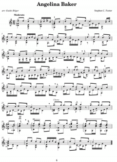 Stephen Foster For Classic Guitar von Guido Boger 
