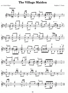 Stephen Foster For Classic Guitar von Guido Boger 
