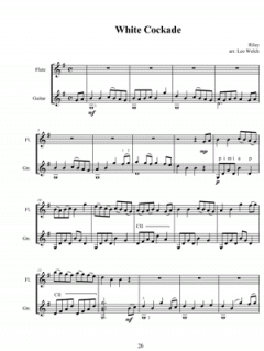 Early American Melodies for Flute and Guitar von Leo Welch 