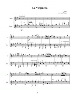 Early American Melodies for Flute and Guitar von Leo Welch 
