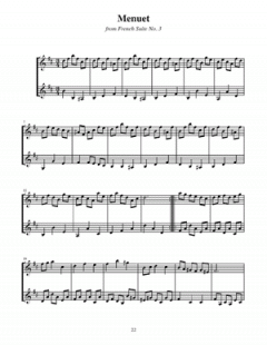 Duets For Two Violins von Johann Sebastian Bach im Alle Noten Shop kaufen