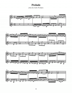 Duets For Two Violins von Johann Sebastian Bach im Alle Noten Shop kaufen