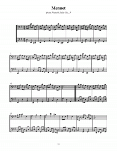 Duets For Two Cellos von Johann Sebastian Bach im Alle Noten Shop kaufen