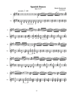 Spanish Dances, Opus 12 von Moritz Moszkowski 
