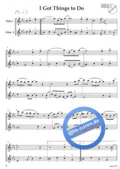 Ein halbes Dutzend Jazz Duette Vol. 2 von Hans-Jörg Fischer für Flöte im Alle Noten Shop kaufen