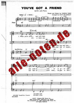 You've Got A Friend (Carole King) 