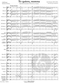 Te quiero, morena From The Zarzuela El Trust de Los Tenorios (Jose Serrano) 