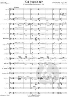 No puedo ser From The Zarzuela La Tabernera del Puerto (Pablo Sorozabal) 