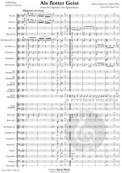 Als flotter Geist From The Operetta Der Zigeunerbaron (Johann Strauss (Vater)) 