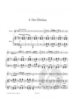 9 leichte Stücke aus: Karneval der Tiere von Camille Saint-Saëns 