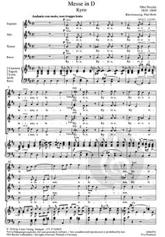 Messe in D von Otto Nicolai (Download) 