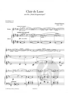 Claire de lune von Claude Debussy 