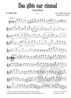 Das gibt's nur einmal von Werner Richard Heymann 