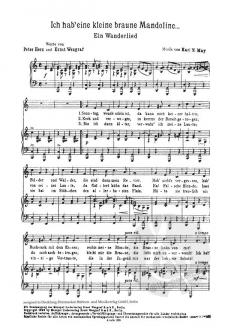 Ich hab eine kleine braune Mandoline von Karl May 