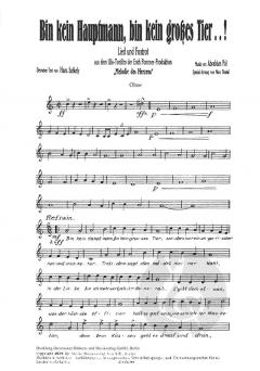 Bin kein Hauptmann, bin kein großes Tier von Paul Abraham 