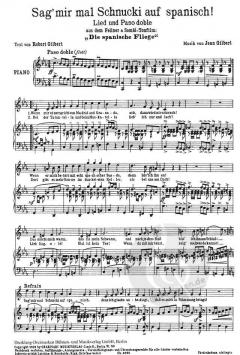 Sag mir mal Schnucki auf spanisch! von Jean Gilbert 