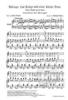 Malongo vom Kongo und seine kleine Frau von Rudolf Nelson 