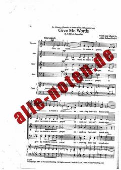 Give Me Words (Allan Petker) 