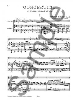 Concertino for Trumpet and Piano Op. 29 von Knud Age Riisager im Alle Noten Shop kaufen