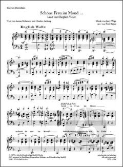 Schöne Frau im Mond von Jerry Wiga 