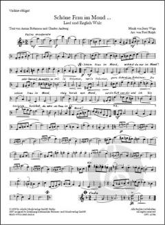 Schöne Frau im Mond von Jerry Wiga 