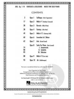 Fantasies & Delusions op. 1-10 von Billy Joel 